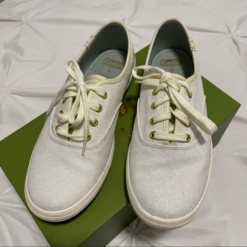 keds kids x kate spade new york champion glitter youth sneakers size 3